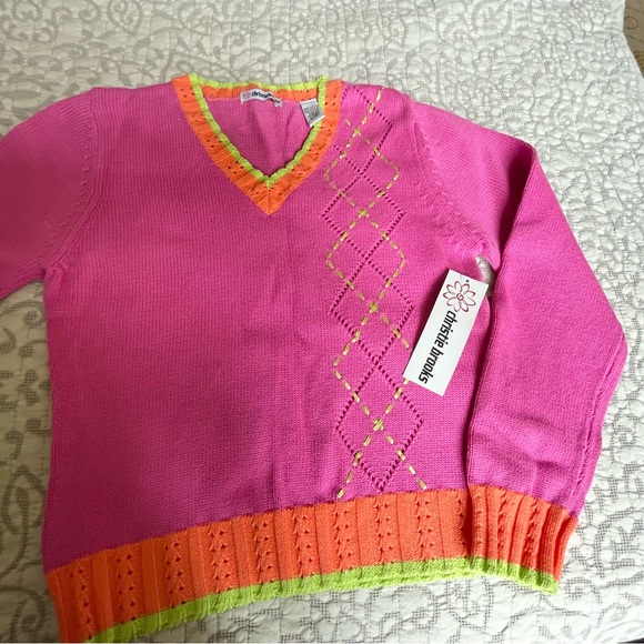 NEW! Girls cotton sweater size 14 - Picture 2 of 2